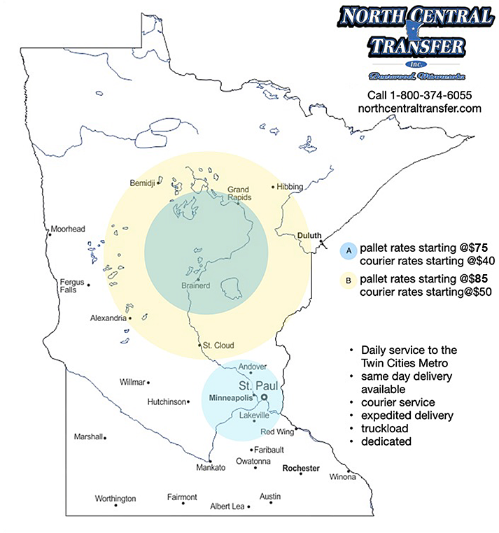 NCT service area